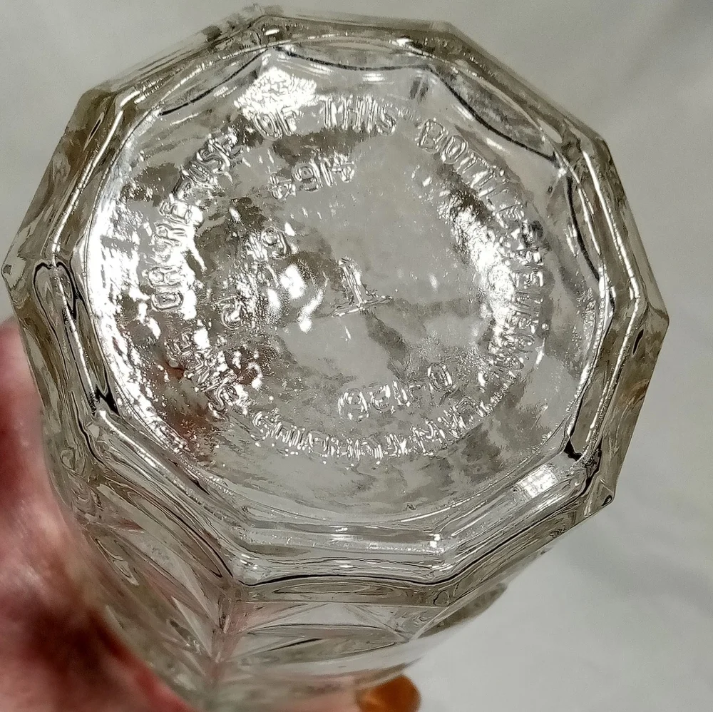 Anchor Hocking Diamond Quilted Liquor Decanter &Stopper Barware. - Picture 3 of 13